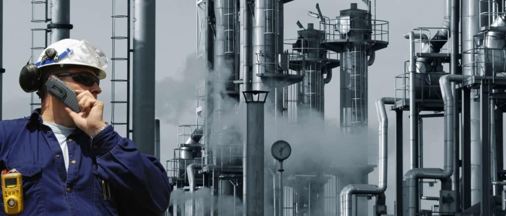 Apollonia technician working at an industrial site